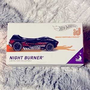 Hot Wheels id Car Night Burner with Built-in NFC Chip, 1/64 Scale GML25 Rare